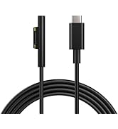 Amazon.co.jp: Sisyphy USB C to Surface 急速充電ケーブル「黒PVC表面
